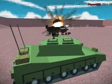 Elicopterul și tancul de luptă cu deșert multiplayer