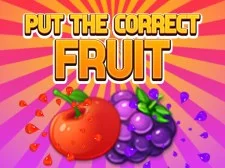 Pune fructele corecte